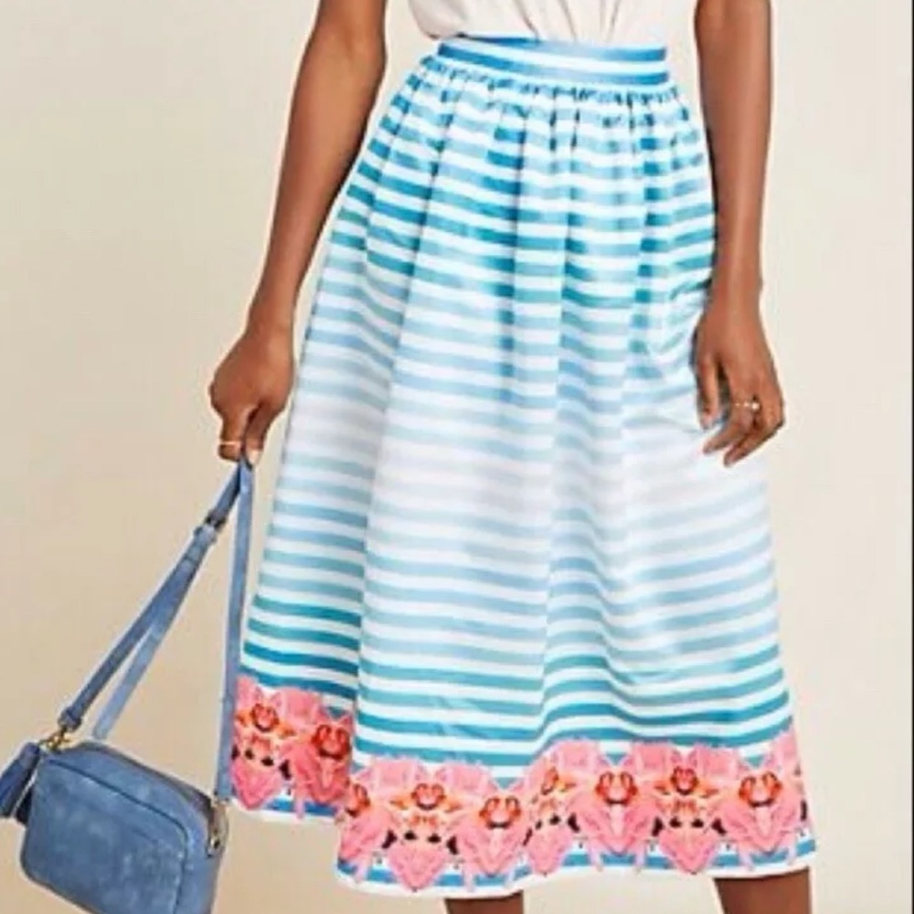 Anthropologie Manish Aurora Maxi Skirt